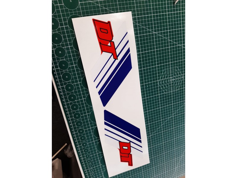 Yamaha DT - Autocolante para depósito